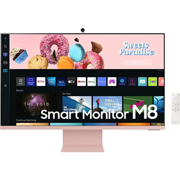 samsung monitor 32'' m8 uhd with smart tv experience