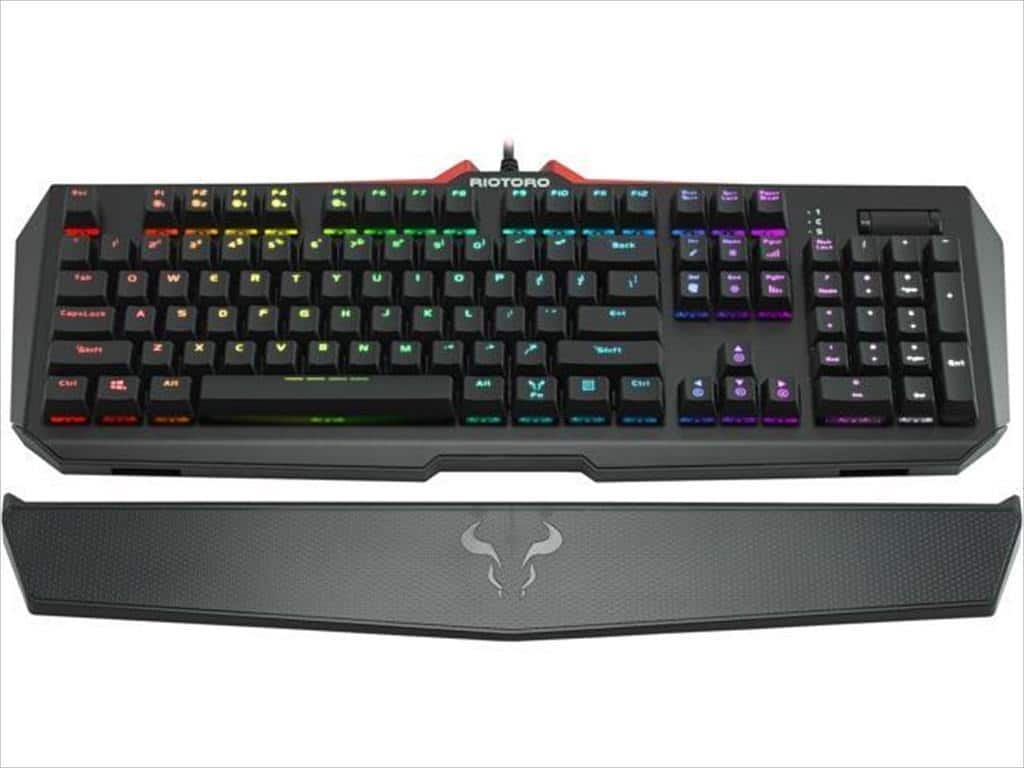 gaming tastatura mehanicka riotoro with rgb lighting