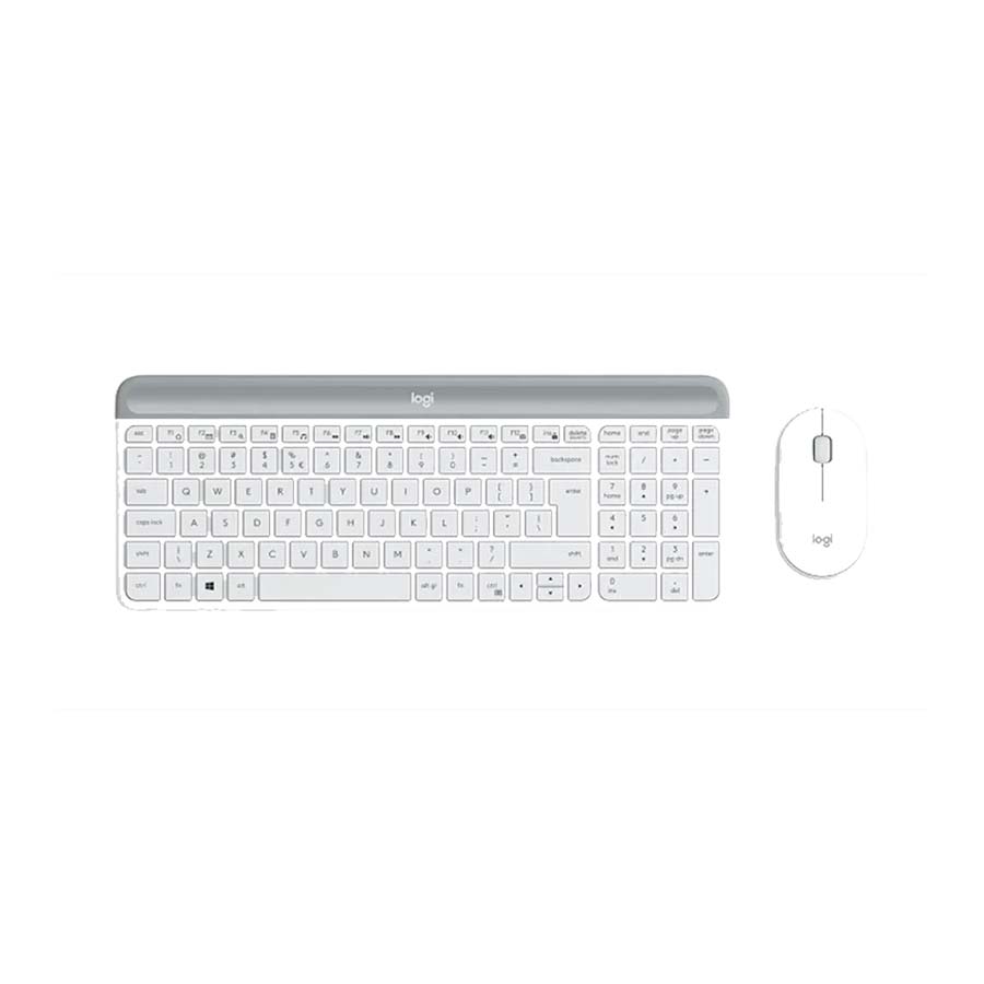 tastatura i gluvce wireless logitech mk470 belo