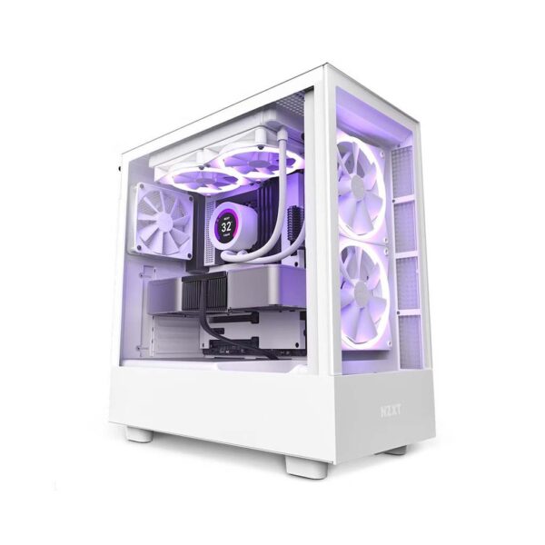 gaming kukiste nzxt h5 elite rgb so kontroler belo