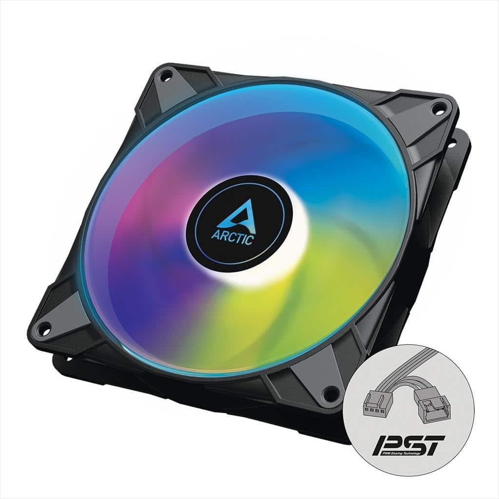 coolers case fan with a-rgb lighting and focused airflow and high static pressure