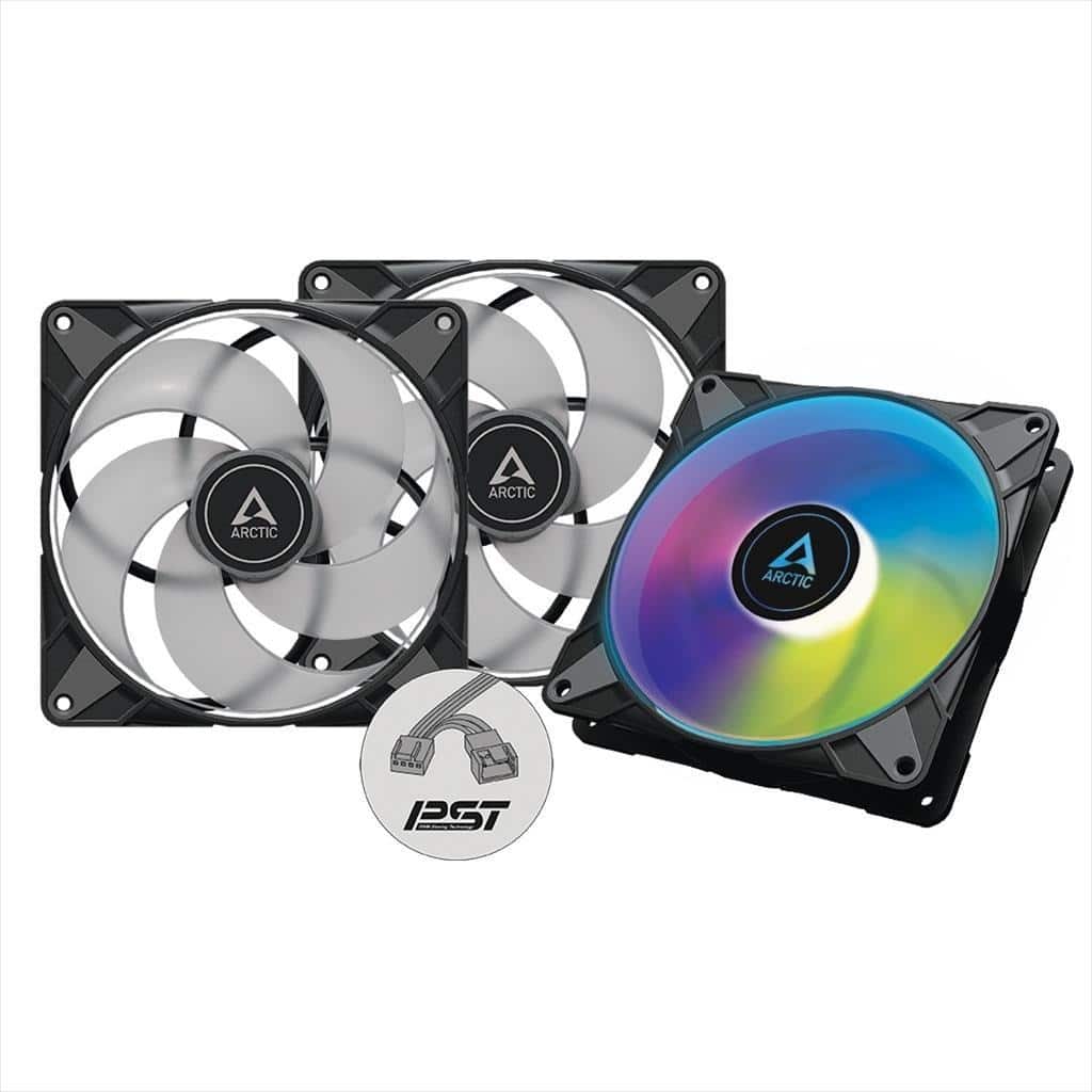 coolers case fan 140mm arctic with a-rgb lighting