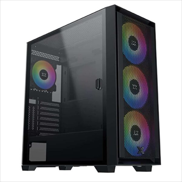 gaming case xigmatek with four rgb fans