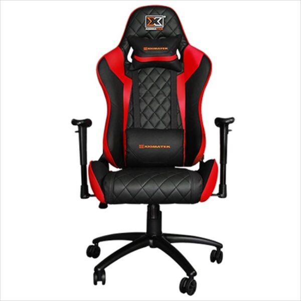 gaming chair xigmatek with hairpin red and adjustable pu armrests