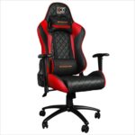 gaming chair black and red 2d armrests