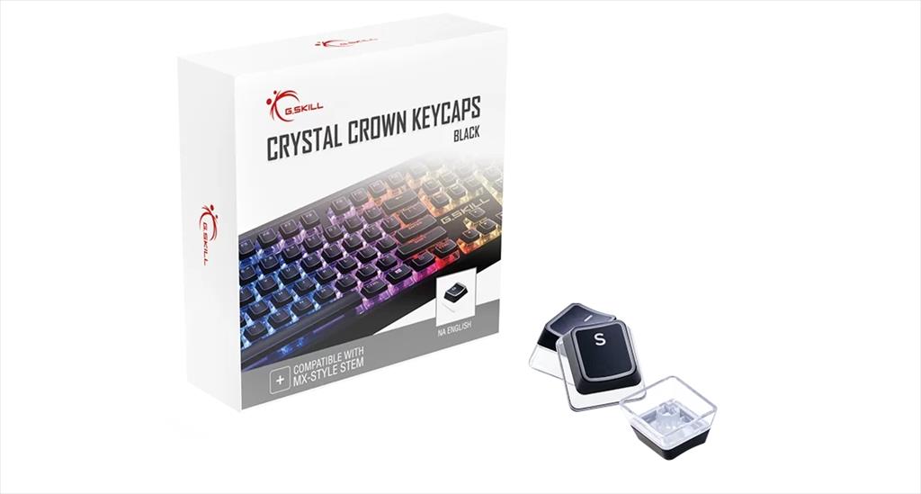 keyboard mechanical keycaps g.skill cristal crown