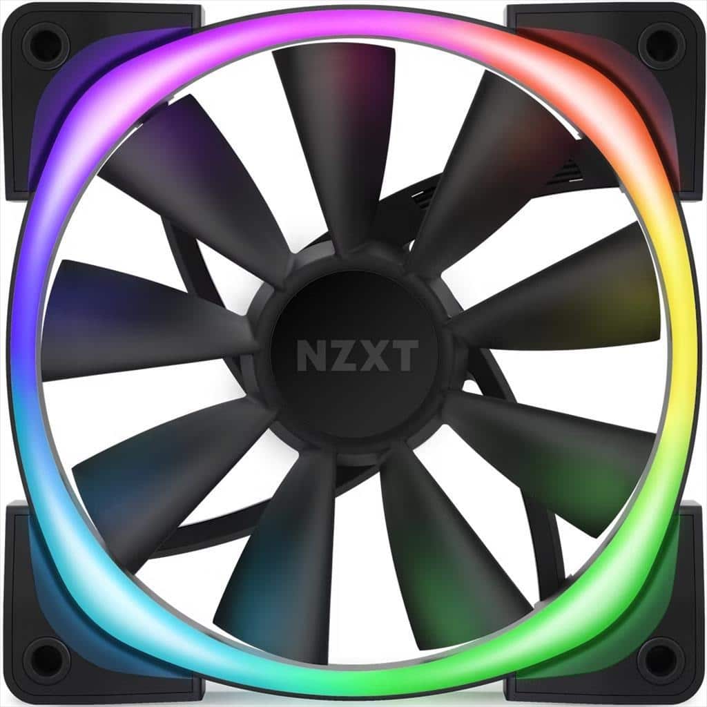 coolers case fan 120mm nzxt with rgb lighting