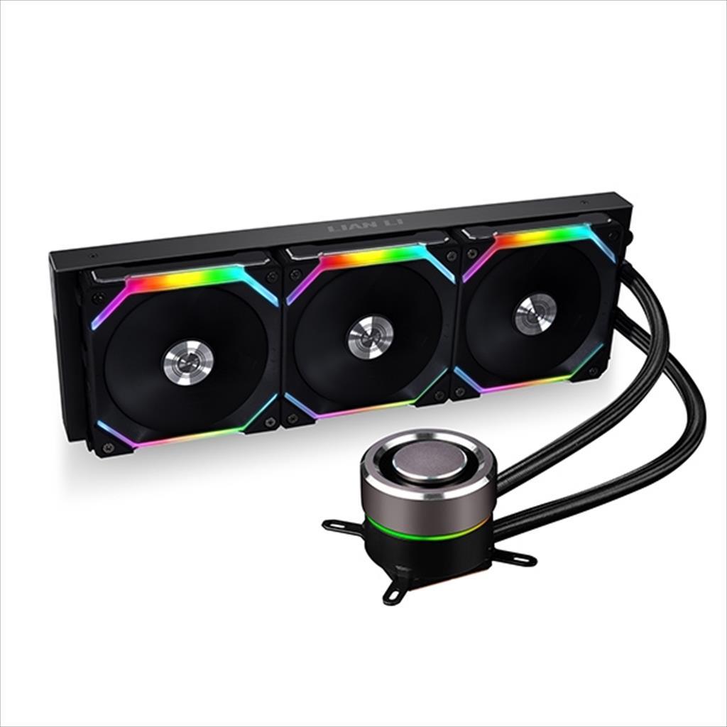 coolers cpu aio lian li galahad 360 with argb lighting fans