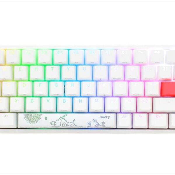 gaming keyboard mechanical ducky with rgb lighting