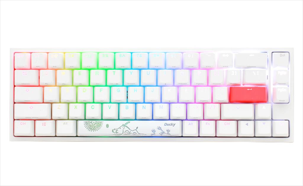 gaming keyboard mechanical ducky with rgb lighting