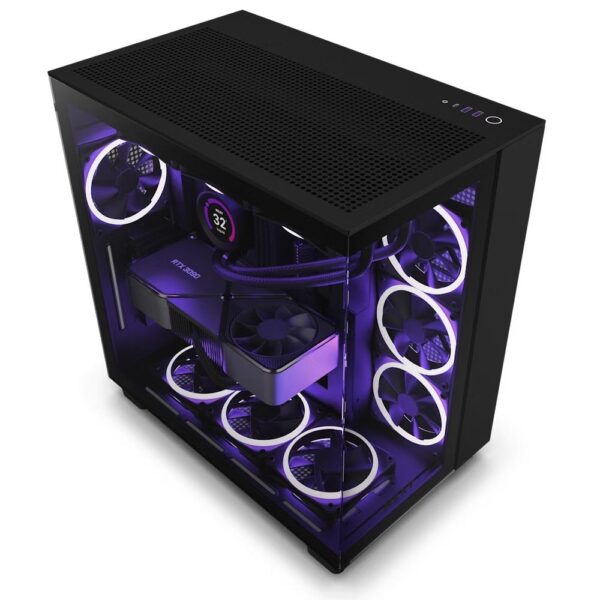 gaming case h9 elite designed to show off every angle