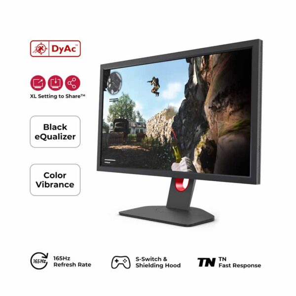 gaming monitor benq zowie XL2731K 1ms 165hz fhd