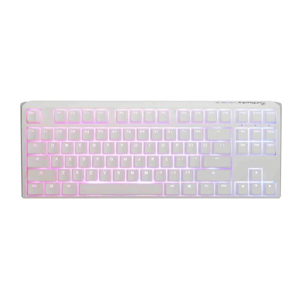 mehanicka tastatura ducky one 3 tkl pure white gaming