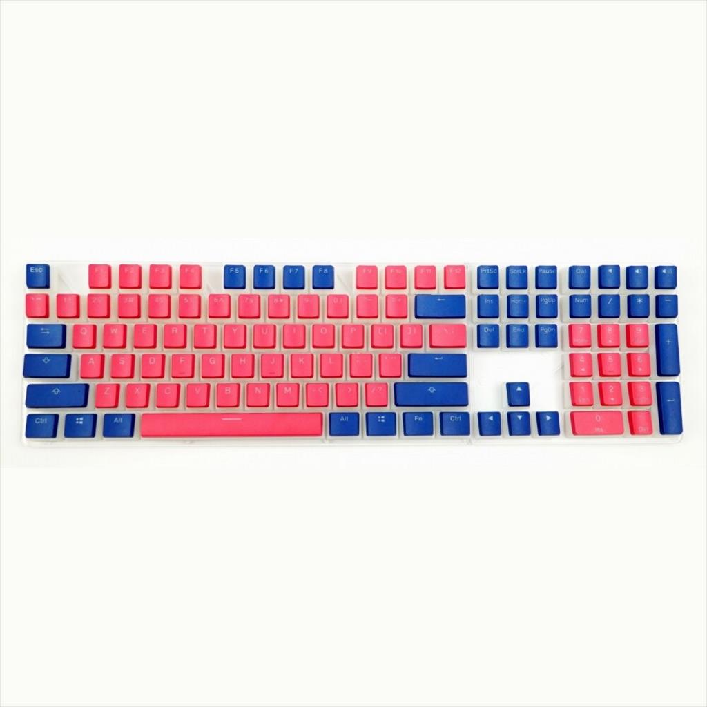 keyboard mechanical keycaps ducky pudding red/blue