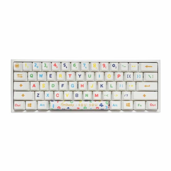 gaming mehanicka tastatura ducky x sou rgb 60%