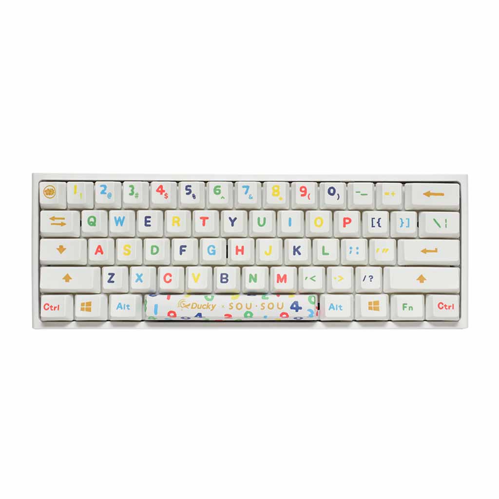 gaming mehanicka tastatura ducky x sou rgb 60%