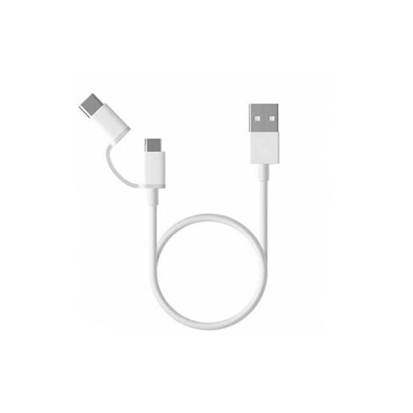 CABLES USB 2 in1 POWER BANK CABLE (Micro USB to Type-C) 30cm, SJV4083TY