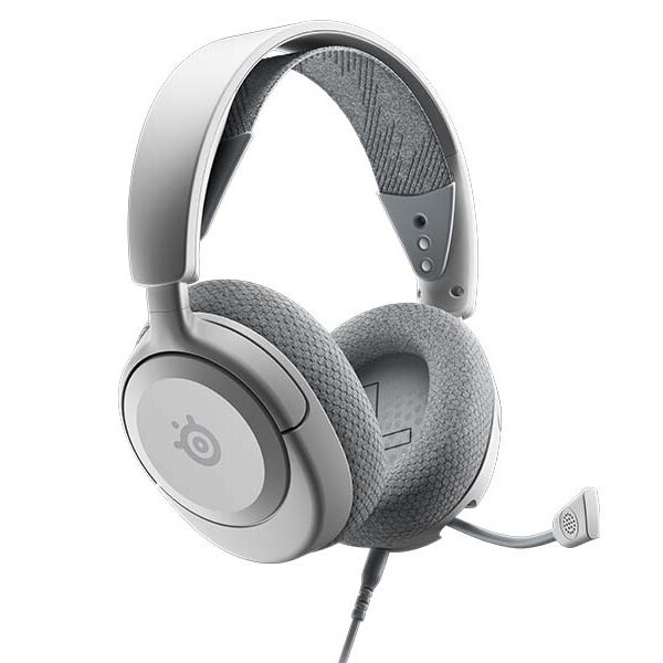 gaming headphones steelsseries on all platform with noise cancelling white