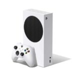 gaming console xbox series s with high speed and performance white