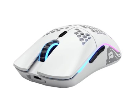 gaming mouse glorious O wireless matte white