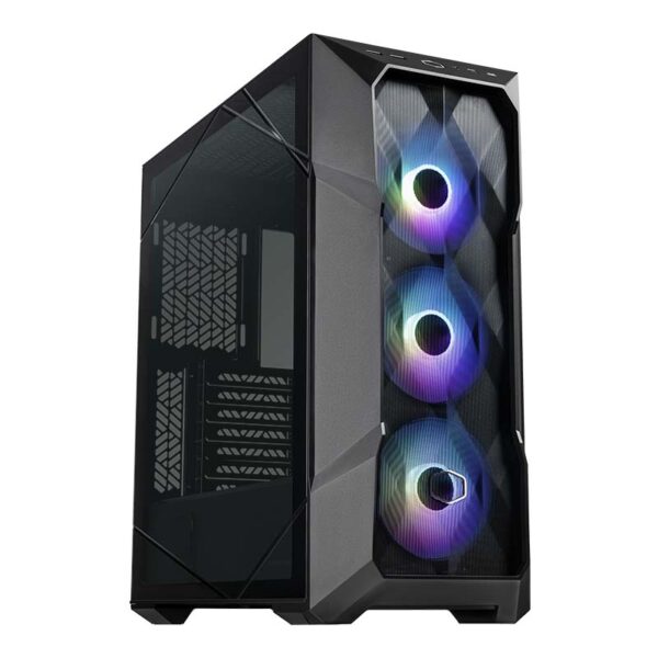 gaming computer case coolermaster masterbox black