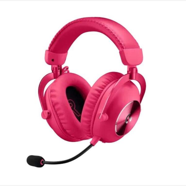 gaming headphones logitech g pro x 2 pink with wireless and lightspeed
