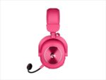 headphones logitech gaming g pro x 2 pink with lightspeed and bluetooh