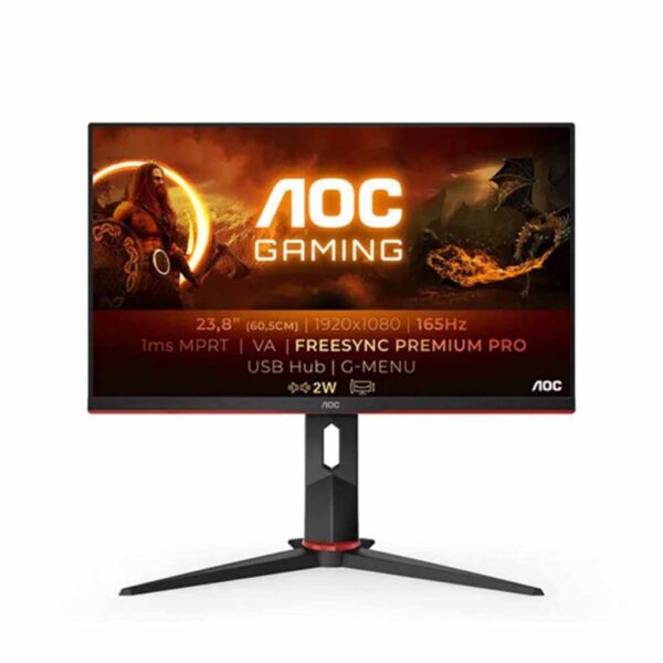 gaming monitor aoc fullhd 27inch ips 165hz