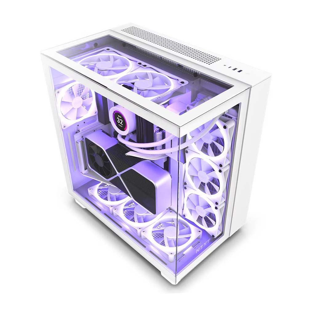 gaming kukiste nzxt h9 elite rgb belo