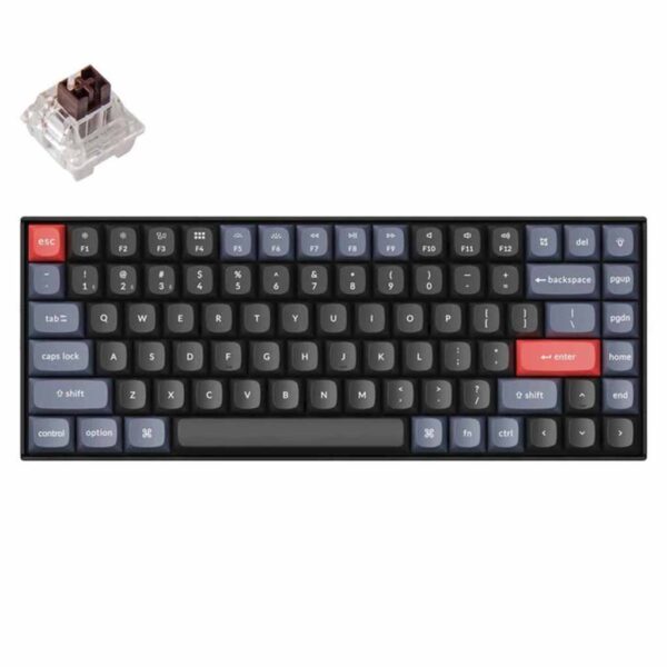 mehanicka tastatura gaming keychron k2 pro qmk 75% black