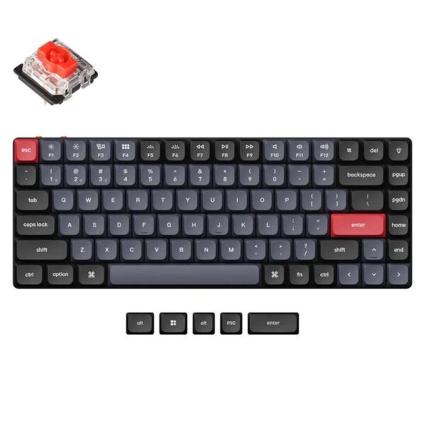 mehanicka tastatura gaming keychron k3 pro rgb black