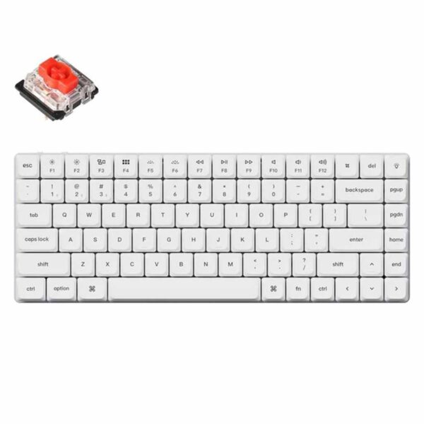 mehanicka tastatura gaming keychron k3 pro white k3p-p1