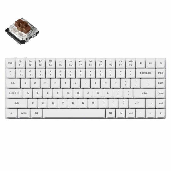 mehanicka tastatura gaming keychron k3 pro white