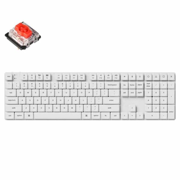 mehanicka tastatura gaming keychron k5 pro qmk led white