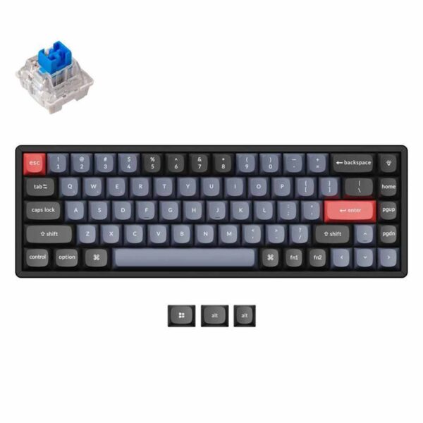 mehanicka tastatura gaming keychron k6 pro qmk 65% black