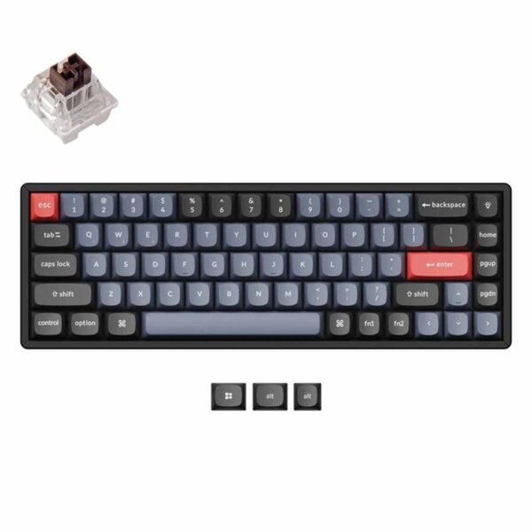 mehanicka tastatura gaming keychron k6 pro 65% black