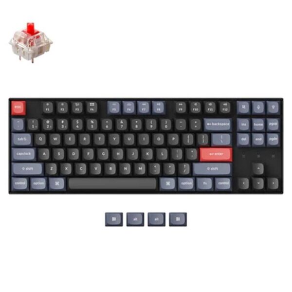 mehanicka tastatura gaming keychron k8 pro qmk red switch black