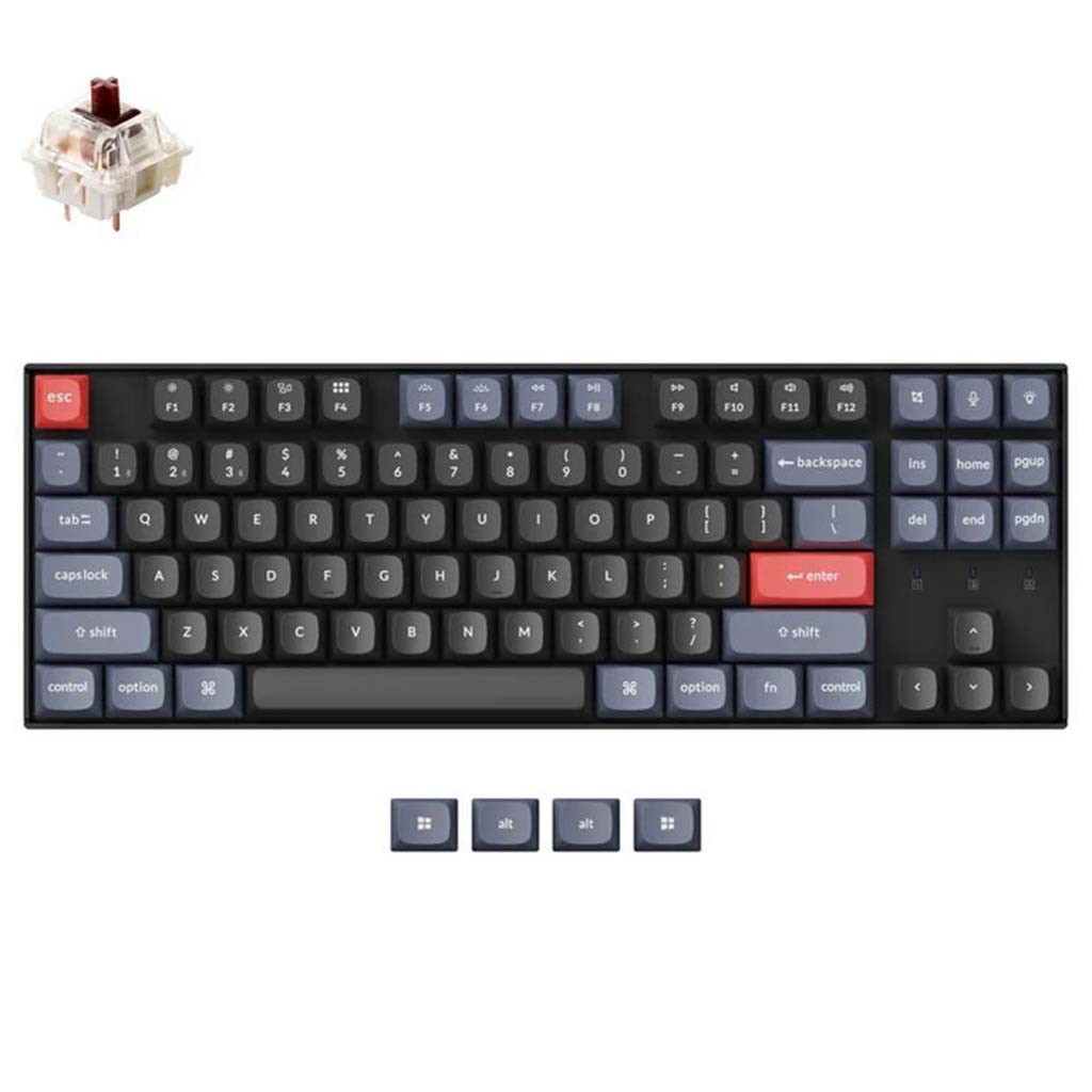 mehanicka tastatura gaming keychron k8 pro black