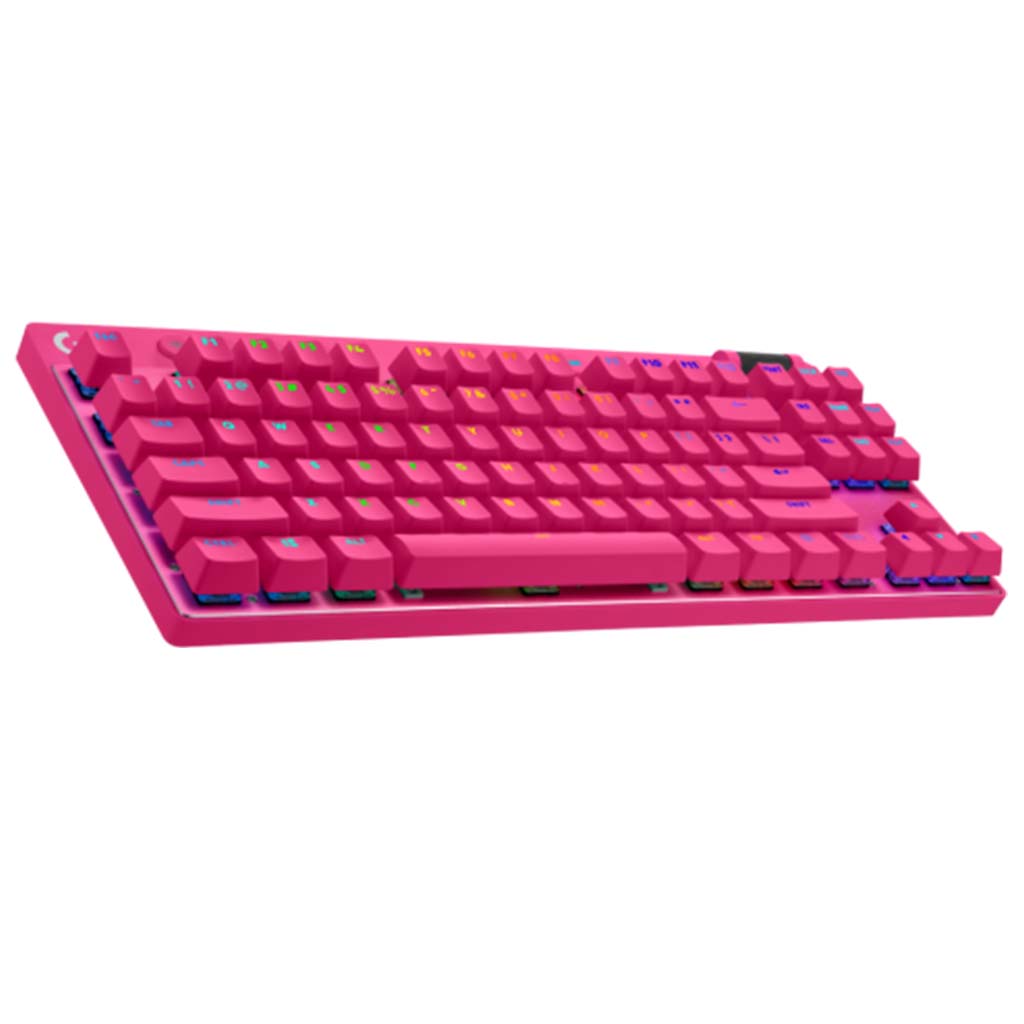 gaming mehanicka tastatura logitech g pro magenta ligtspeed bezicna