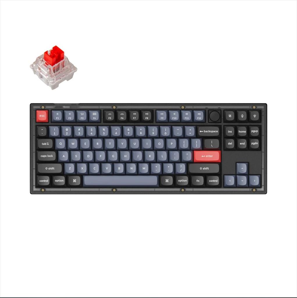 mehanicka tastatura gaming keychron v3 frosted black