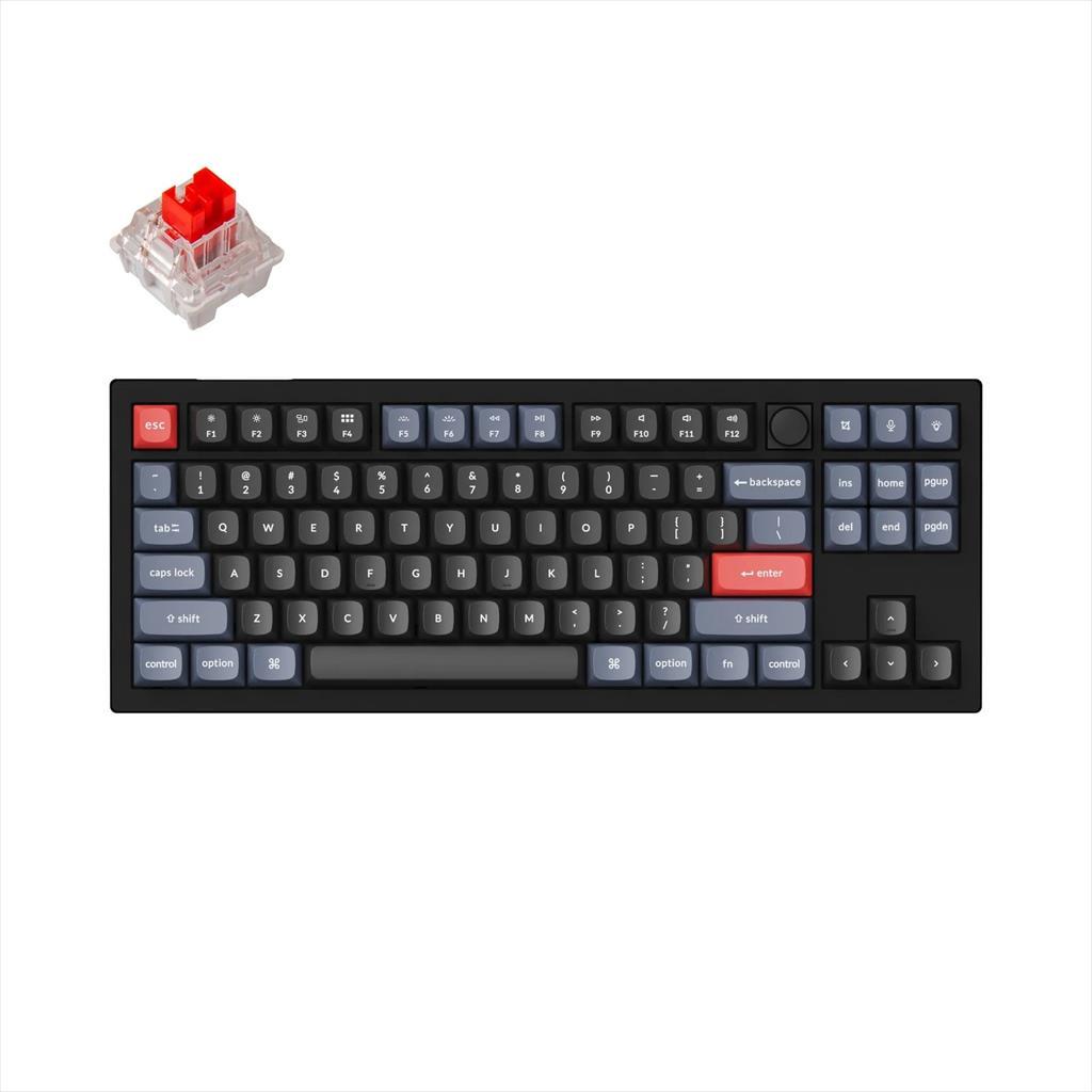 mehanicka tastatura gaming keychron v3 rgb carbon black