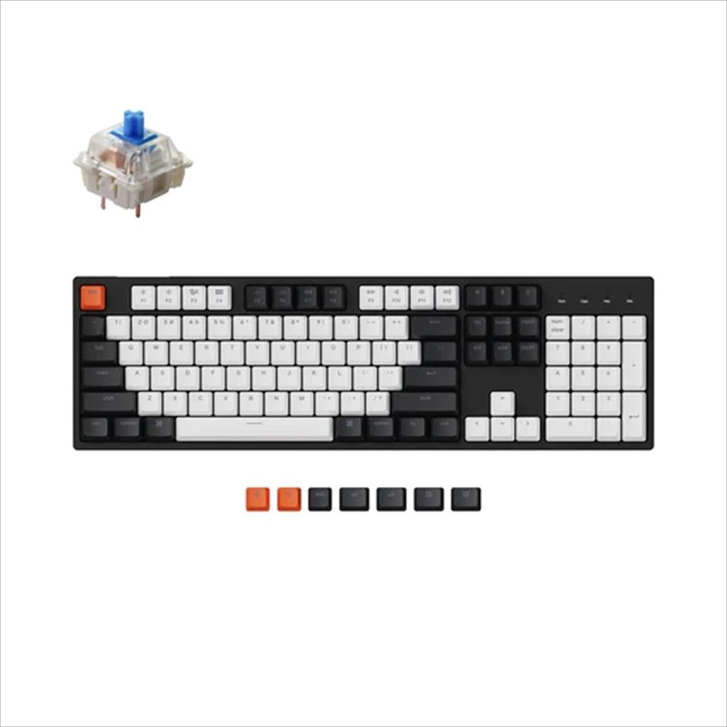 mehanicka tastatura gaming keychron c2 full size rgb black