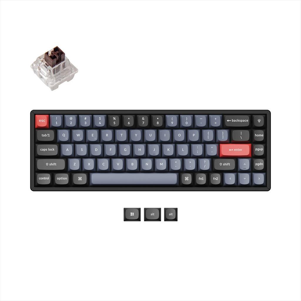 mehanicka tastatura gaming keychron k6 pro 65% black