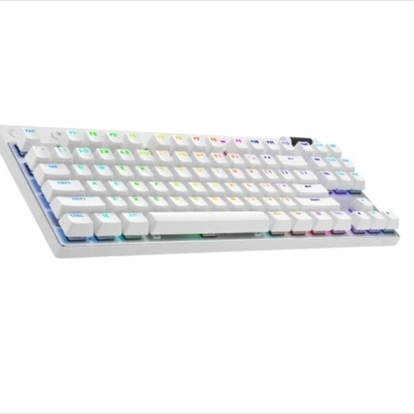 gaming mehanicka tastatura logitech g pro x white lightspeed wireless rgb