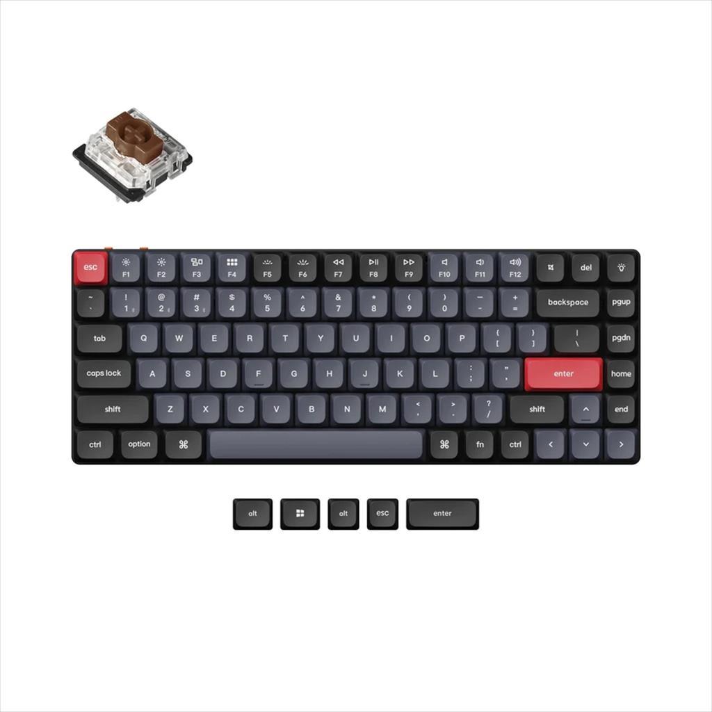 mehanicka tastatura gaming k3 pro rgb 75% black