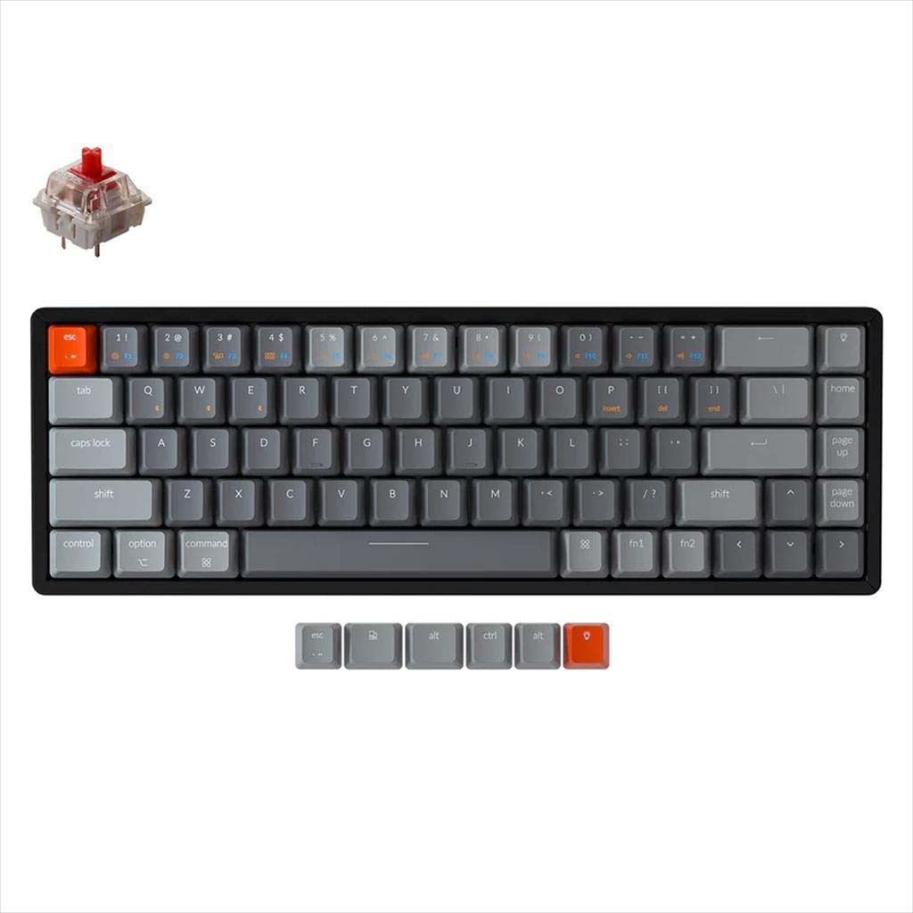 mehanicka tastatura keychron k6 aluminium rgb led 65%