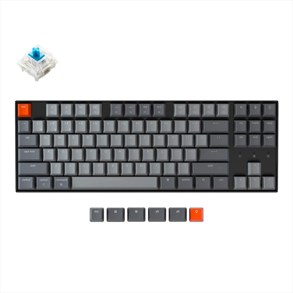 mehanicka tastatura gaming keychron k8 black