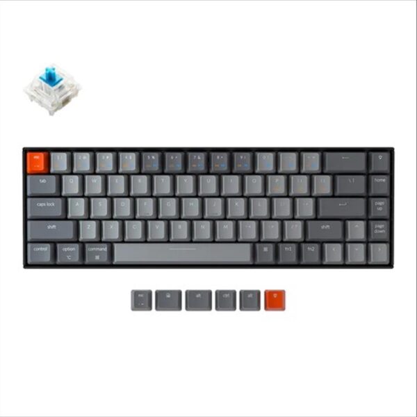 mehanicka tastatura gaming keychron k6 rgb 65% black