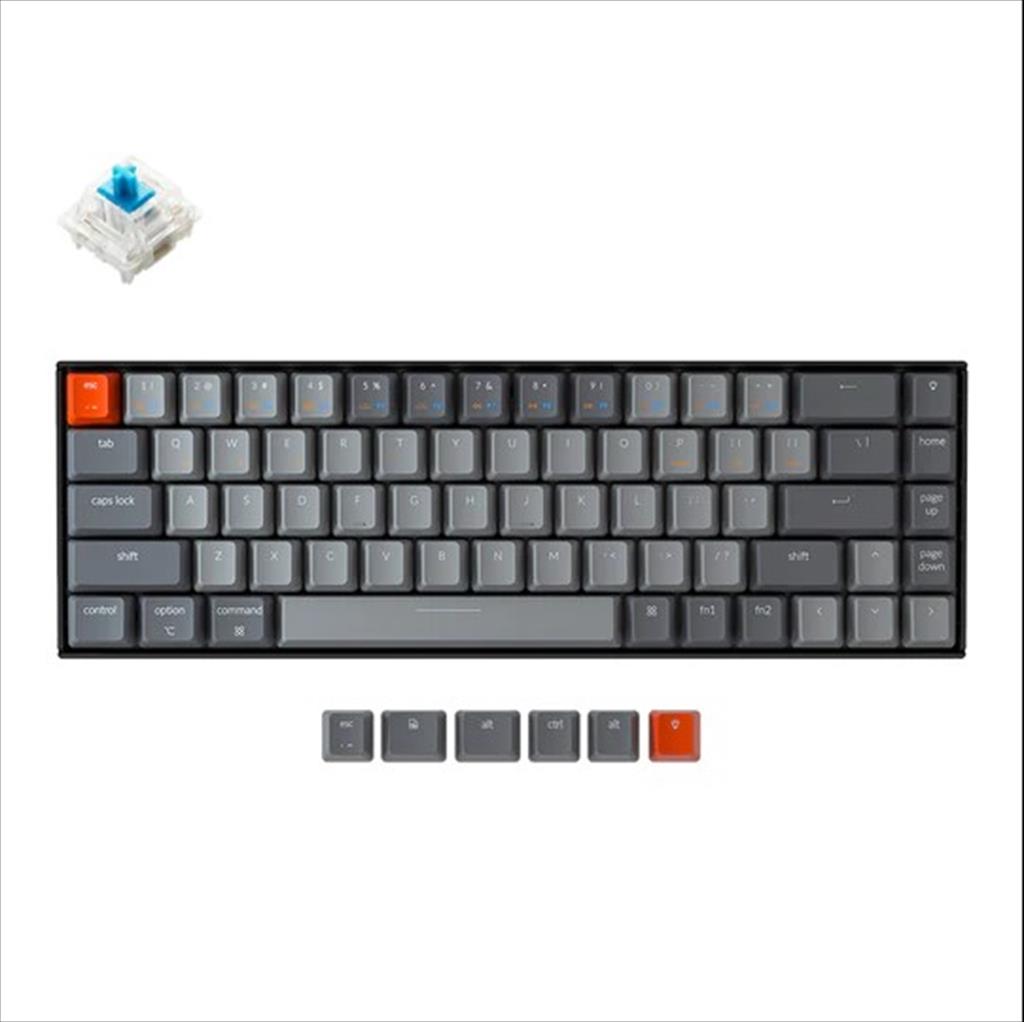 mehanicka tastatura gaming keychron k6 rgb 65% black