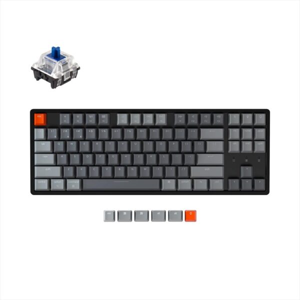 mehanicka tastatura gaming keychron k8 aluminium rgb black